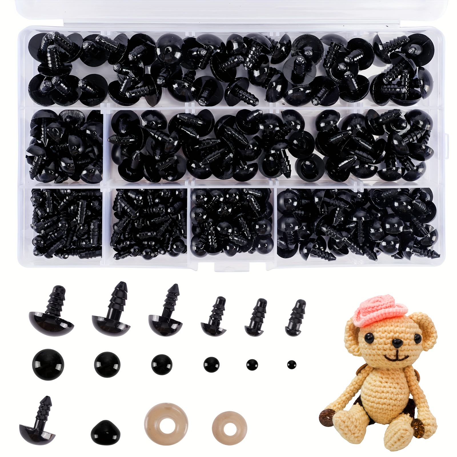 Fabrication De Poupee - Limics24 - Yeux Securite Amigurumi Noir Sécurité  Plastique Rondelles Poupée Faisant Des Kits - Cdiscount Jeux - Jouets
