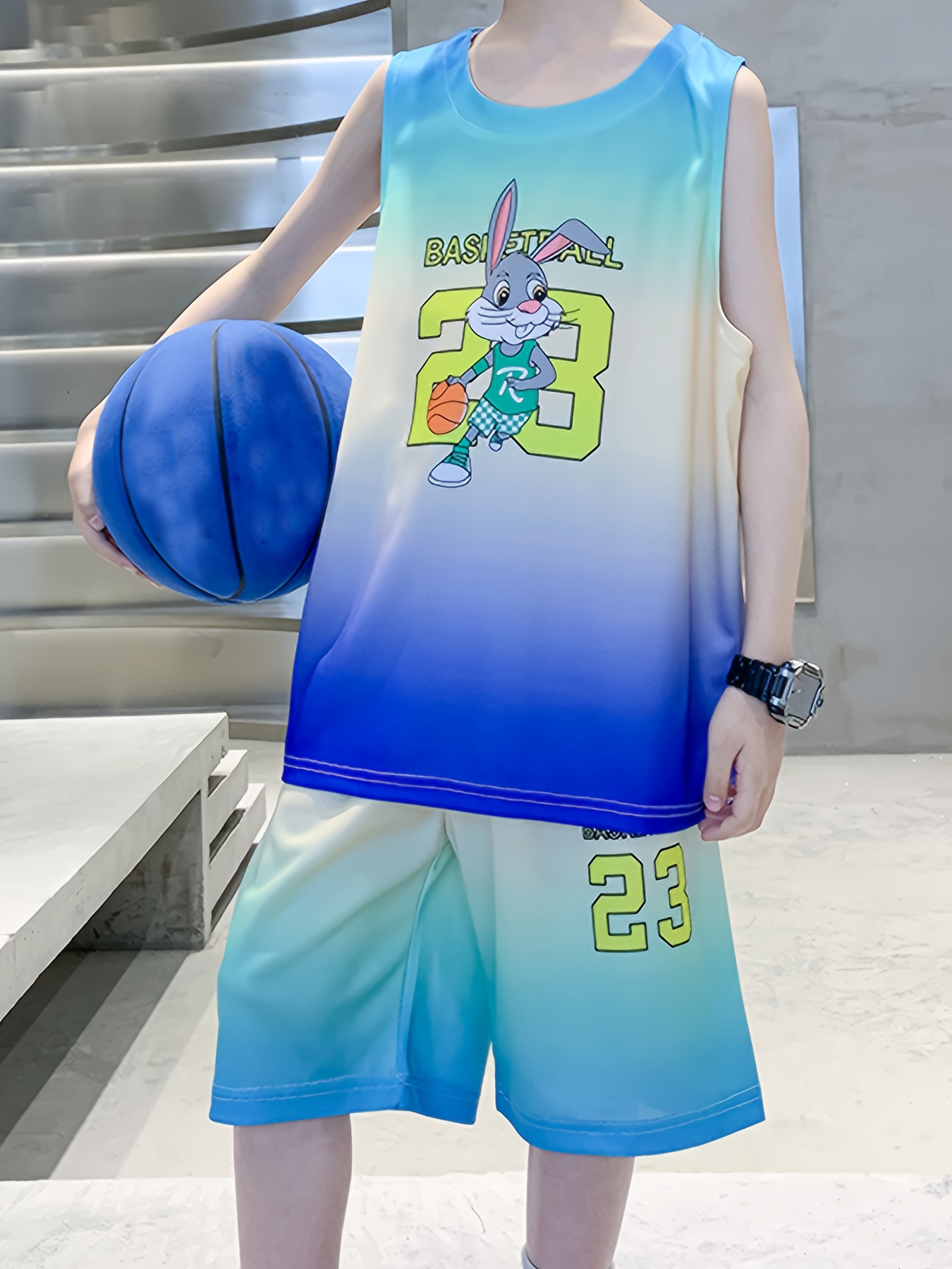 Summer Kids Clothing For Boys Sport Basketball Clothes Suit