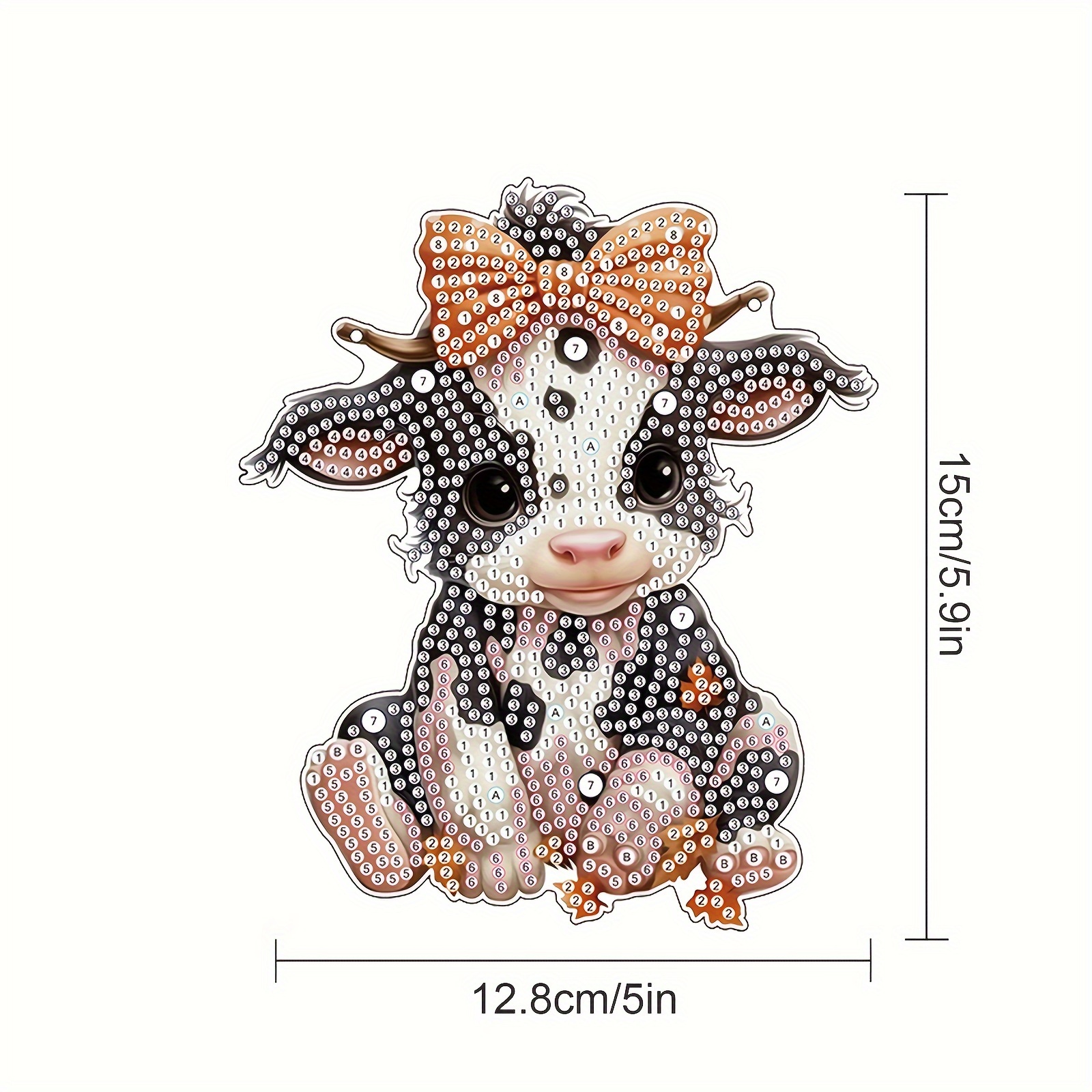 Diamond Painting Kits Hanging Pendant cow Diamond Art - Temu