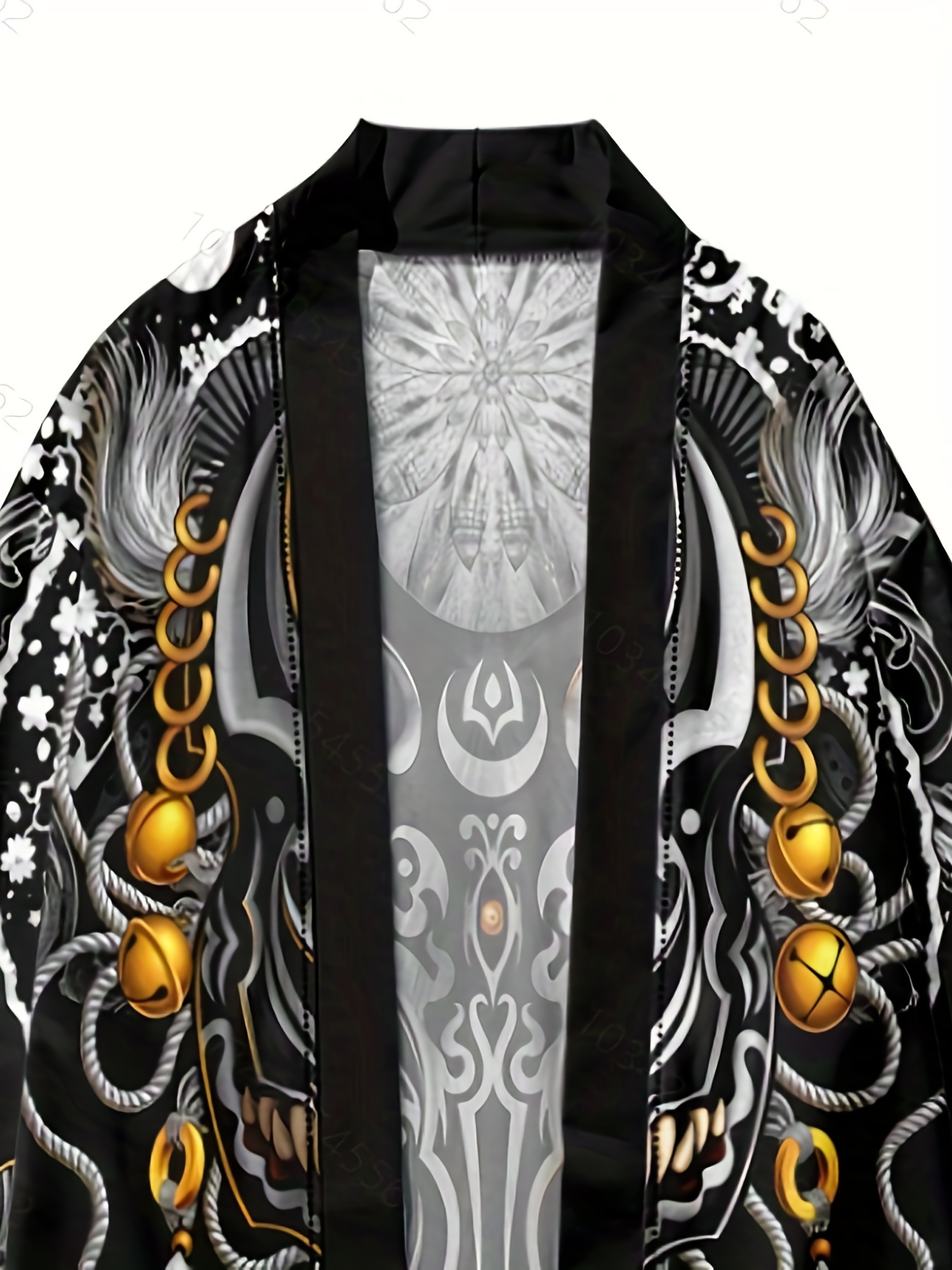 Plus Size Men's Thobe, Dragon Print Cardigan Kimono Loose Fit Festival  Clothing All Seasons, Men's Clothing - Temu