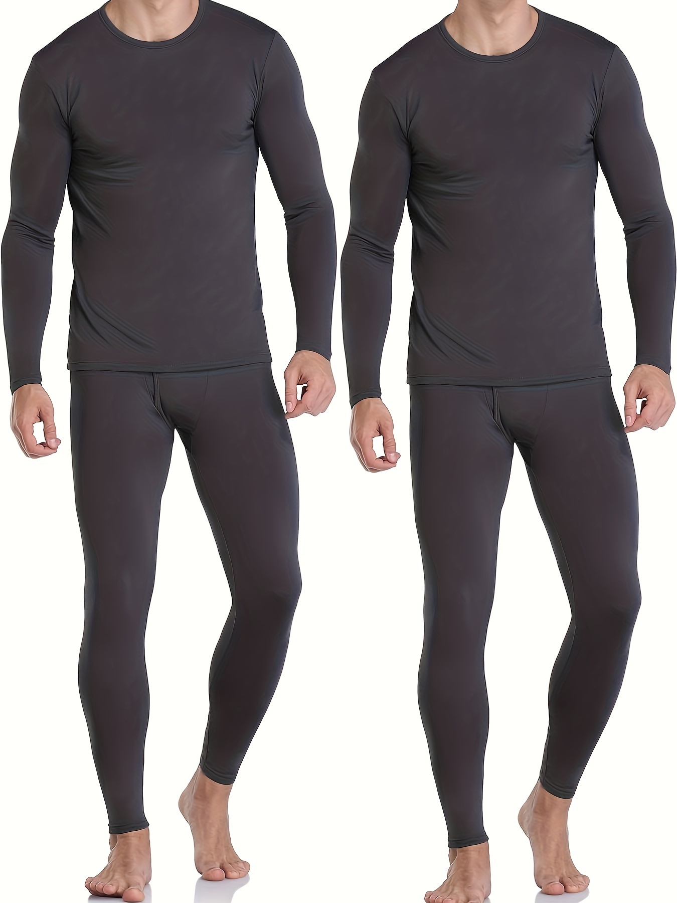2 peça conjunto de roupas unisex inverno conjunto térmico longo johns para  masculino feminino manter quente