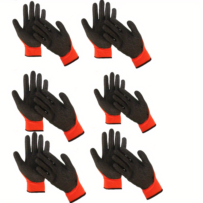 Rubber Labor Protection Gloves Wear resistant Oil resistant - Temu