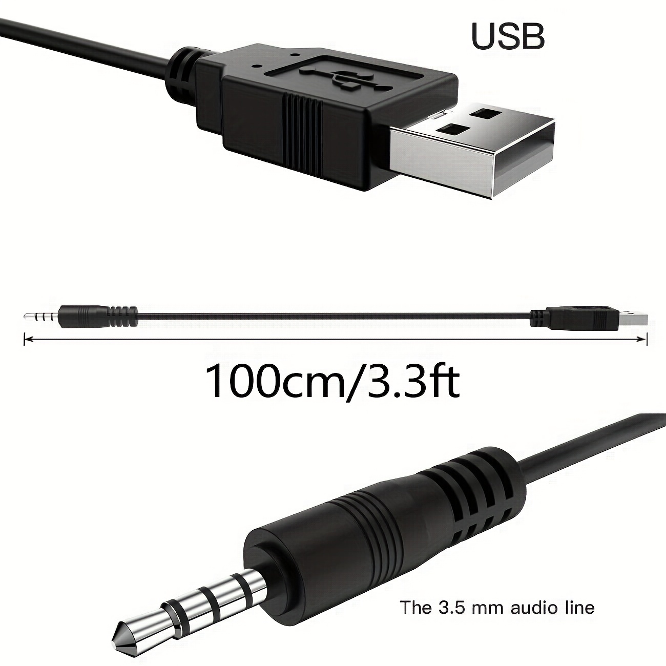 Aux in to USB Cables