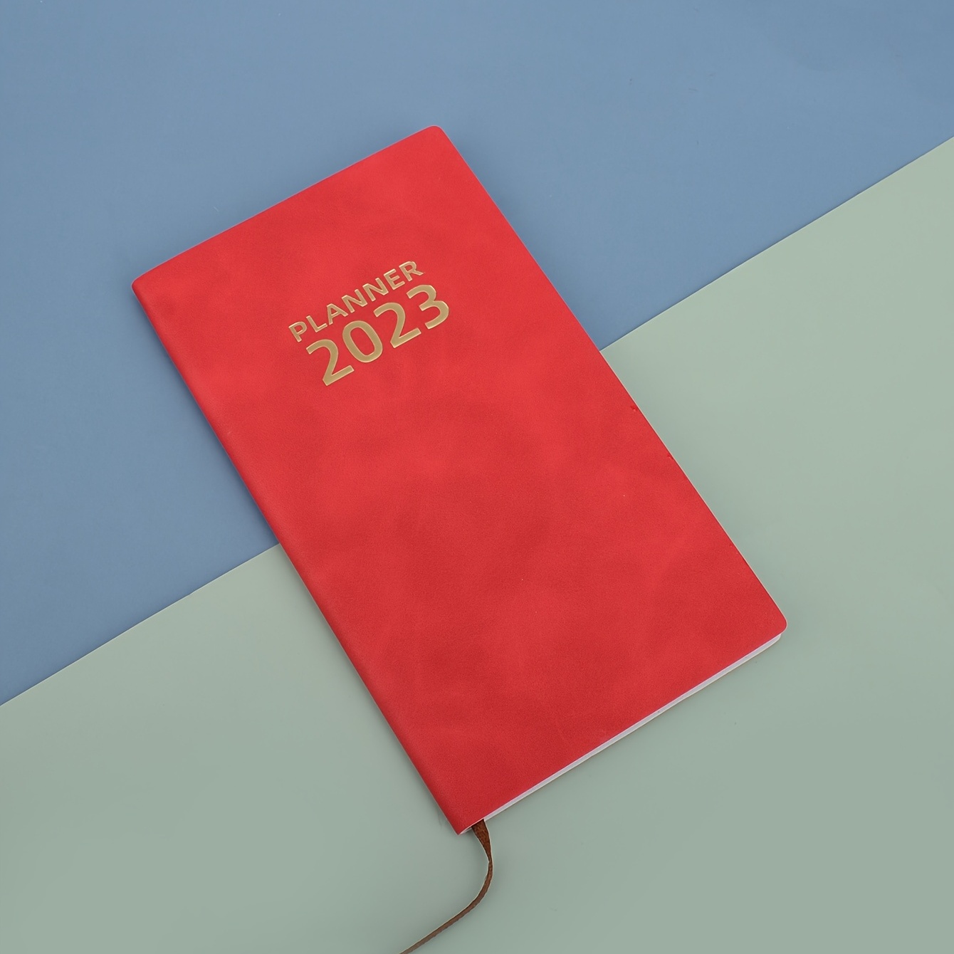 Red 2023 Planner Yearly Schedule Daily Diary Notebook Temu