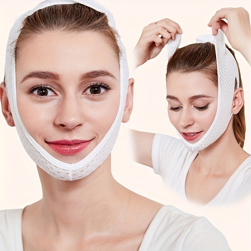 V line Chin Lift Belt Double Chin Reducer Chin Care Mask - Temu