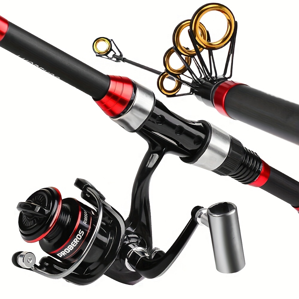 Fishing Rod Kit Ultralight Carbon Telescopic Lure Fishing Rod Set