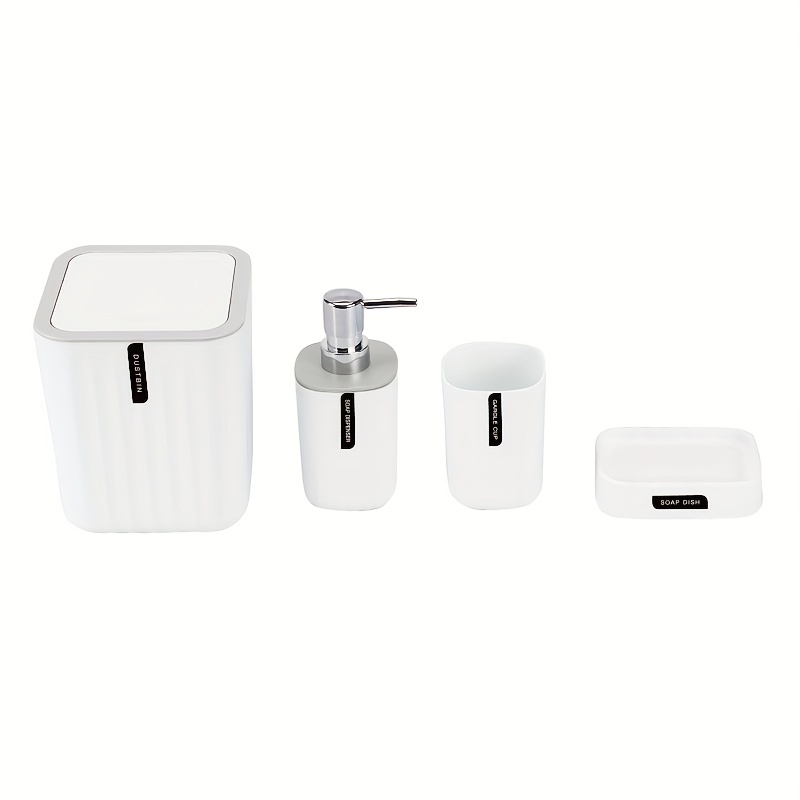 Set de accesorios para baño Premium 4 piezas
