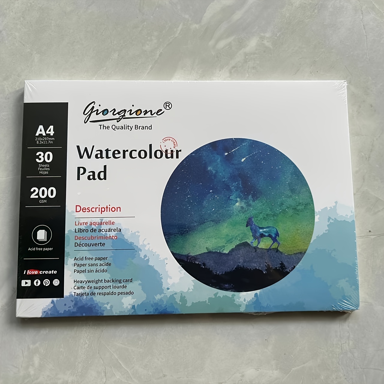 Watercolor Paper Pad Watercolor Book A4 A5 Artists Paper - Temu