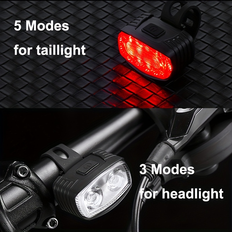 Luz trasera de bicicleta recargable USB brillante - Luces traseras