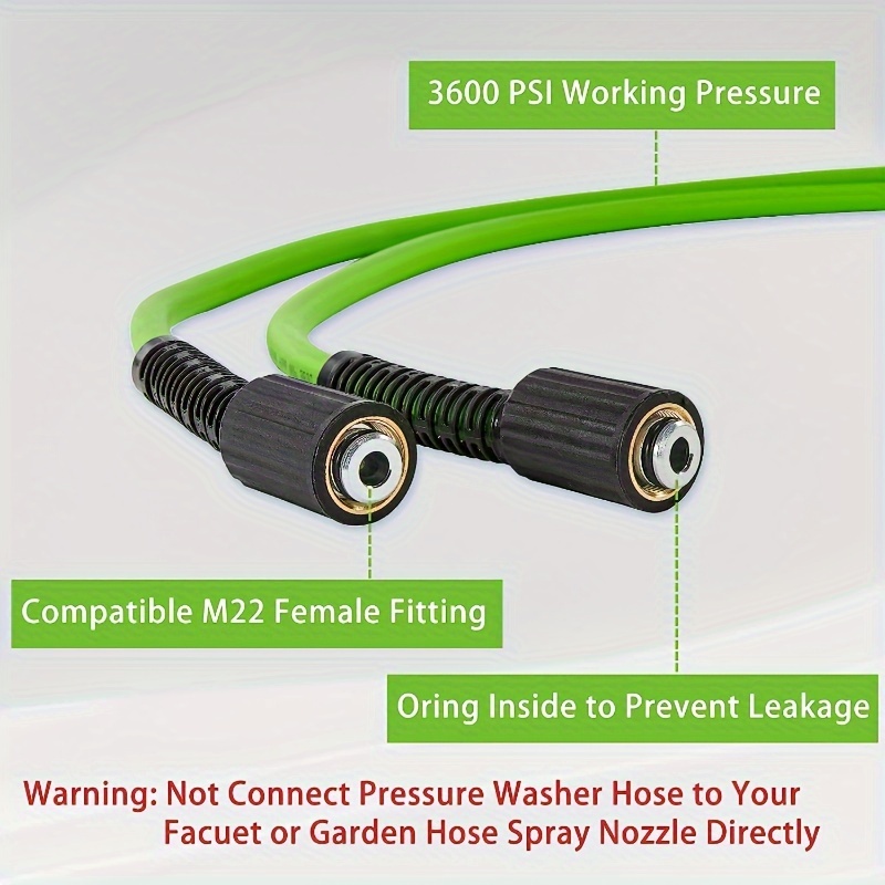 Pressure Washer Hose Replacement Power Wash Hose High - Temu