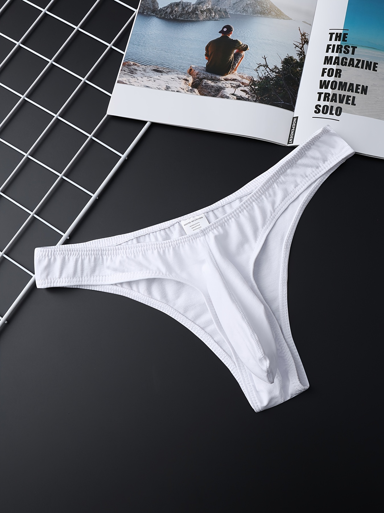 Men's Sexy Low Waist Thongs G strings U shaped Pouch - Temu Canada