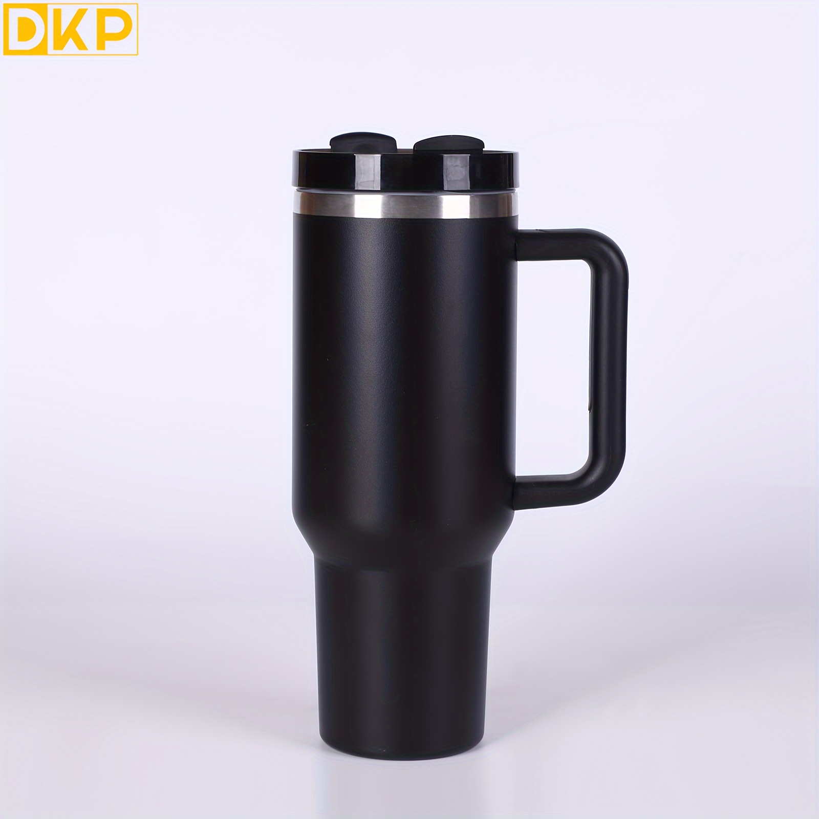 Personalized 40 oz Tumbler with Handle Lid Straw 40oz Stainless Steel Water  Bottle Vacuum Thermos Cup Travel Car Coffee Mug - AliExpress