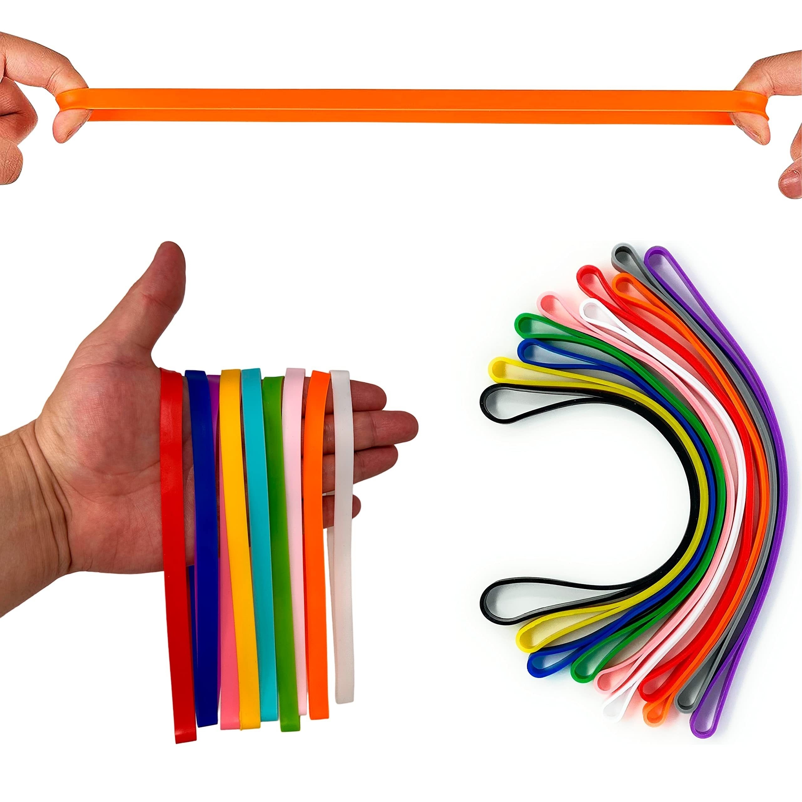 Large Rubber Bands,thick Rubber Bands Heavy Duty, Wide Bookmarks Perfect  For Students, Large Rubber Bands Office Supplies, Silicone Rubber Bands,  Jumbo Rubber Bands, Large Elastic Bands, - Temu Germany