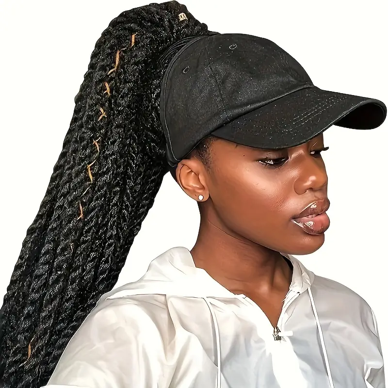 Sports Hat Hairstyle-Female Model