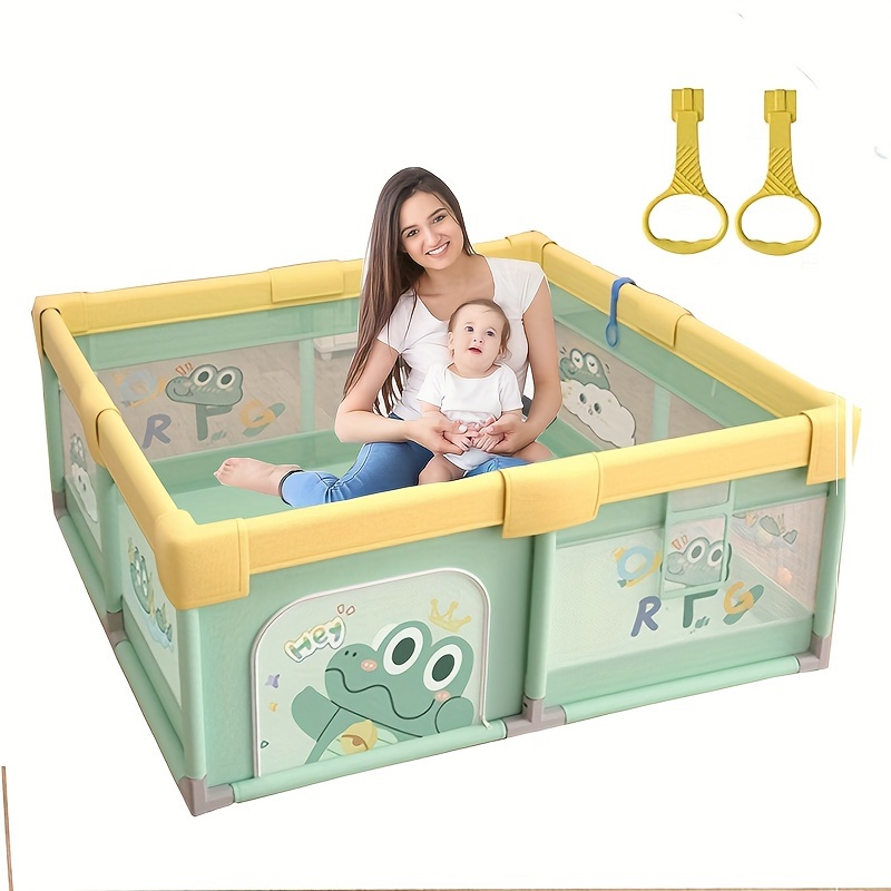 Baby Playpen Baby Playard Playpen For Babies With Gate - Temu