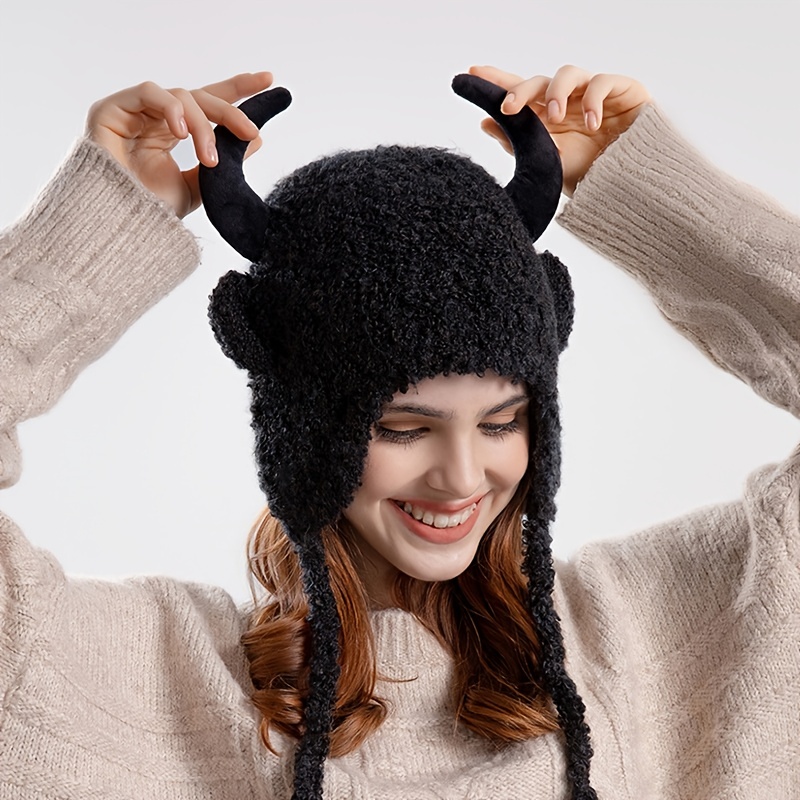 Faux Fur Trimmed Winter Fashion Hat for Women Fashionable Outdoor Warm Hats  Christmas Gift