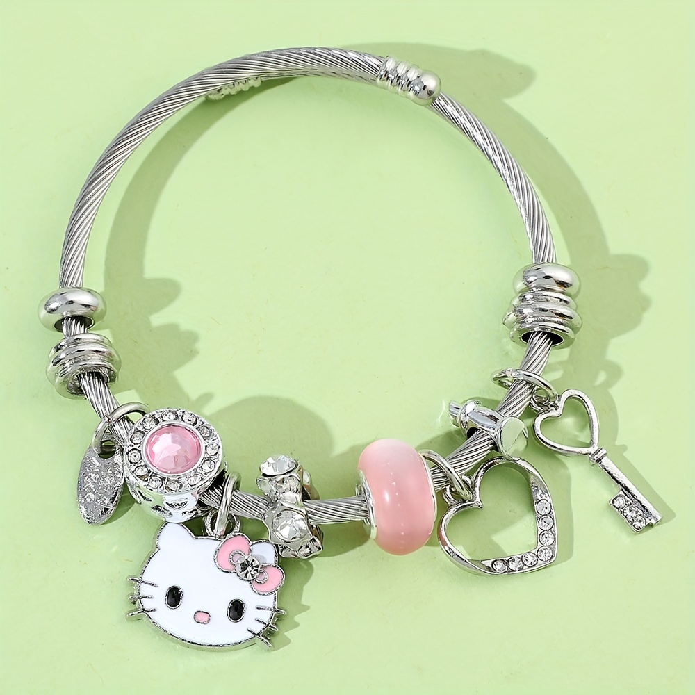 Charm Fit Bracelet Hello Kitty Kuromi - Temu
