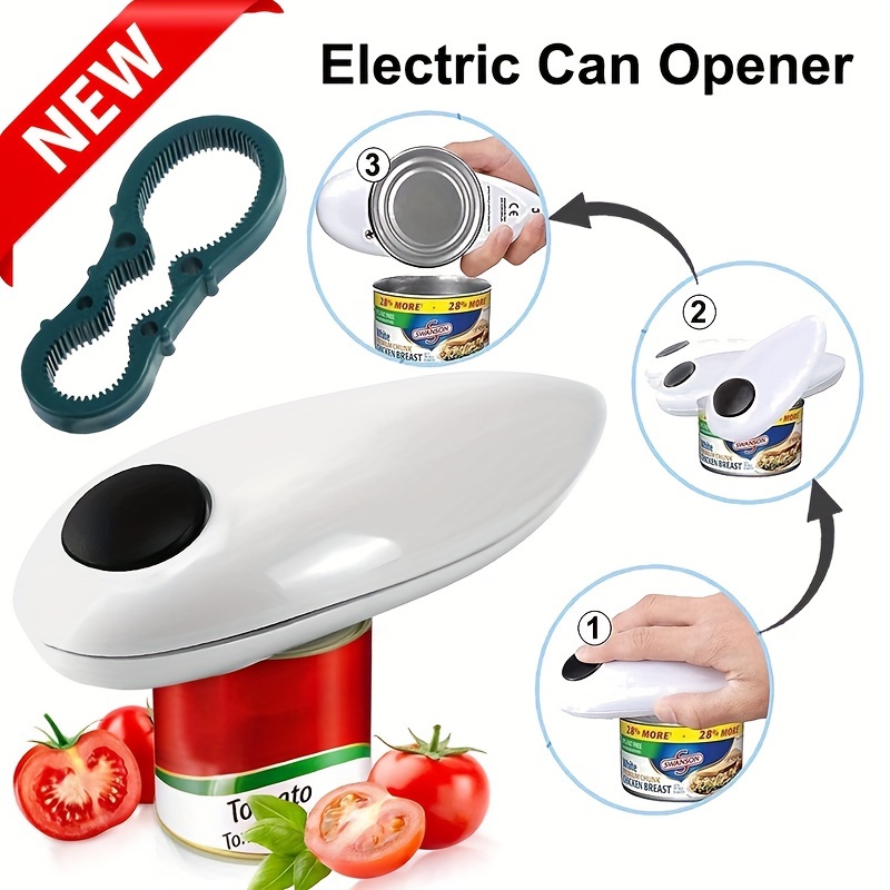 Electric Can Opener Rechargeable Can Openers One Touch Hand - Temu