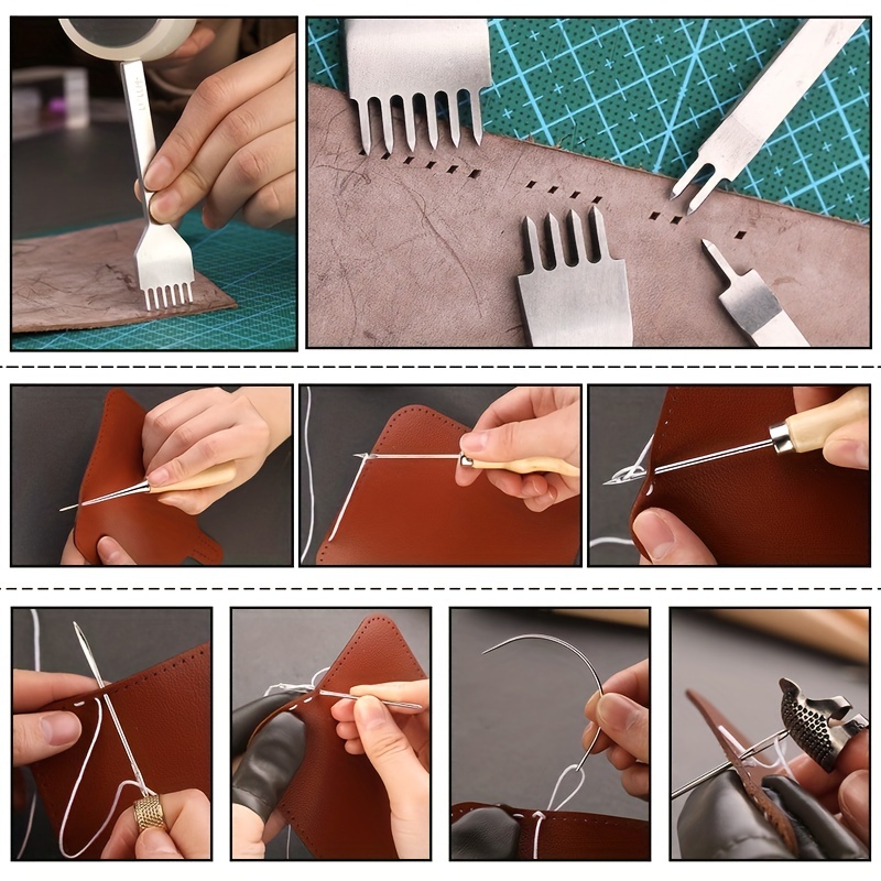 Leathercraft tools for carving and tooling leather. – Pikva