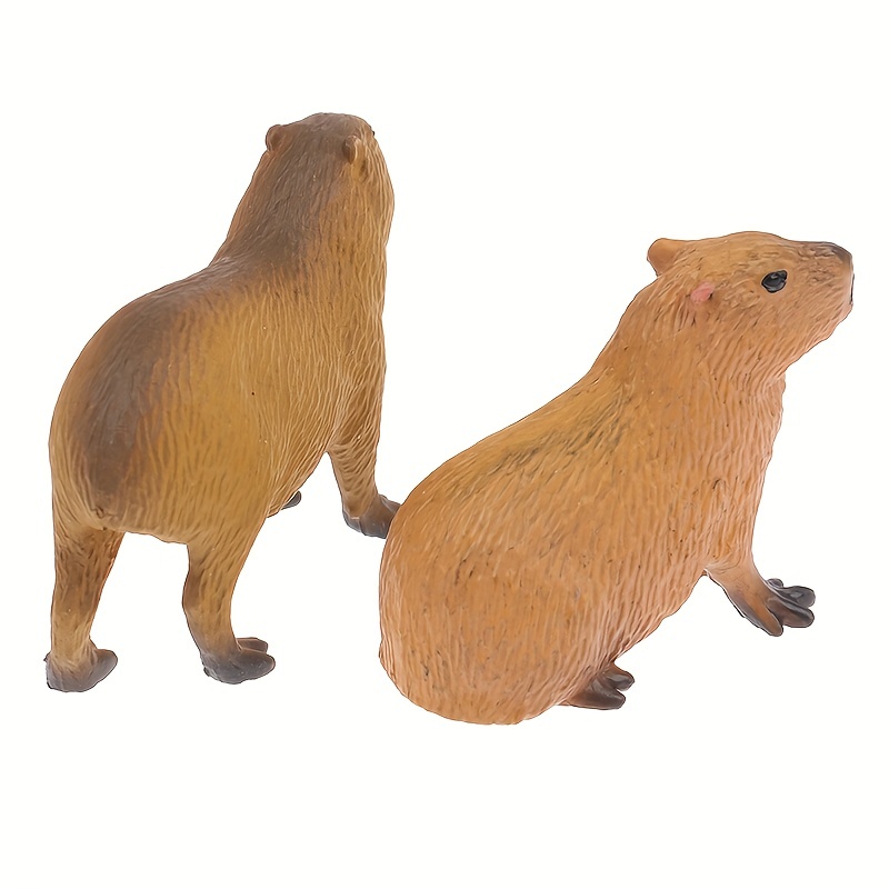 Toyvian 4 Stück Simulations-capybara-modell Dekoration Kleine Capybaras  Handwerk Capybaras Spielzeug Für Kinder Capybaras-figuren Für Kinder  Exquisit