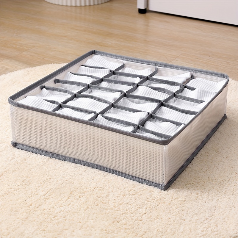 Thickened Foldable Wardrobe Storage Box Washable Underwear - Temu