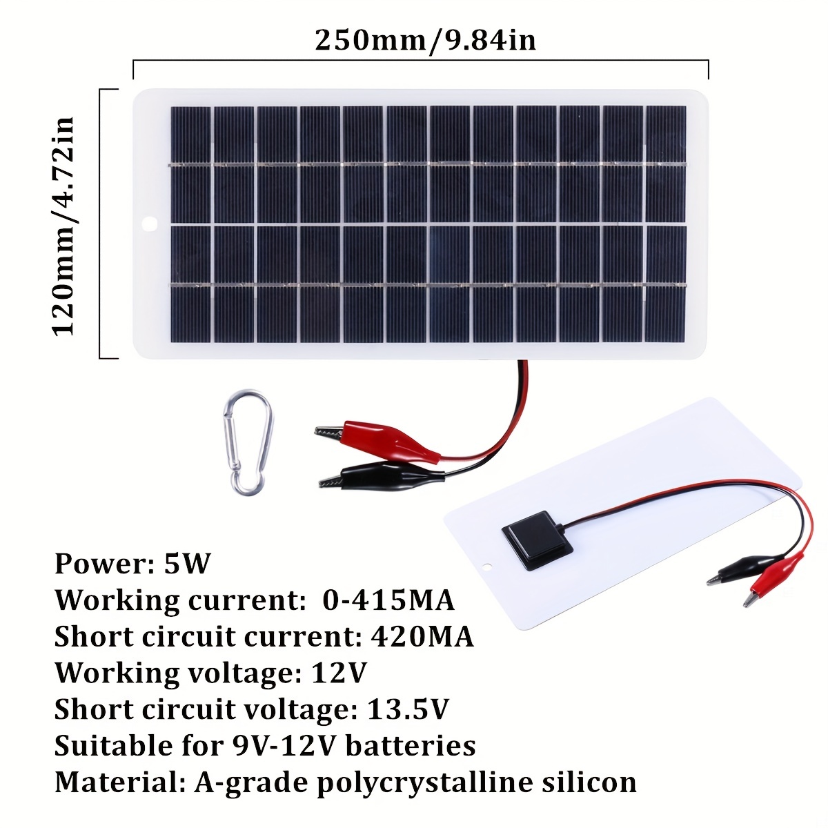 Power Anywhere: Portable Solar Panel Generator Jump Start - Temu United  Kingdom