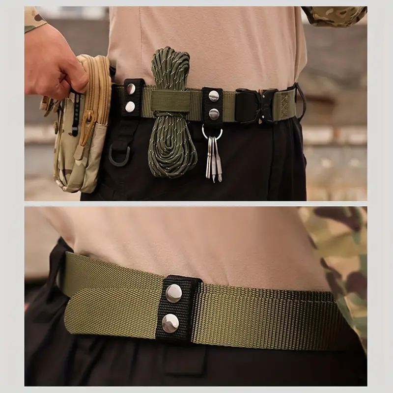 Heavy duty Belt Keeper Clip Double Hidden Snaps Maximum - Temu