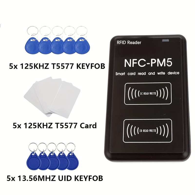 10Pcs Cuid Keychain Rfid Smart Chip Tag 13.56mhz Rewritable Anti-Shielding  Clone Card Nfc Copy Token 1k S50 Duplicator Badge