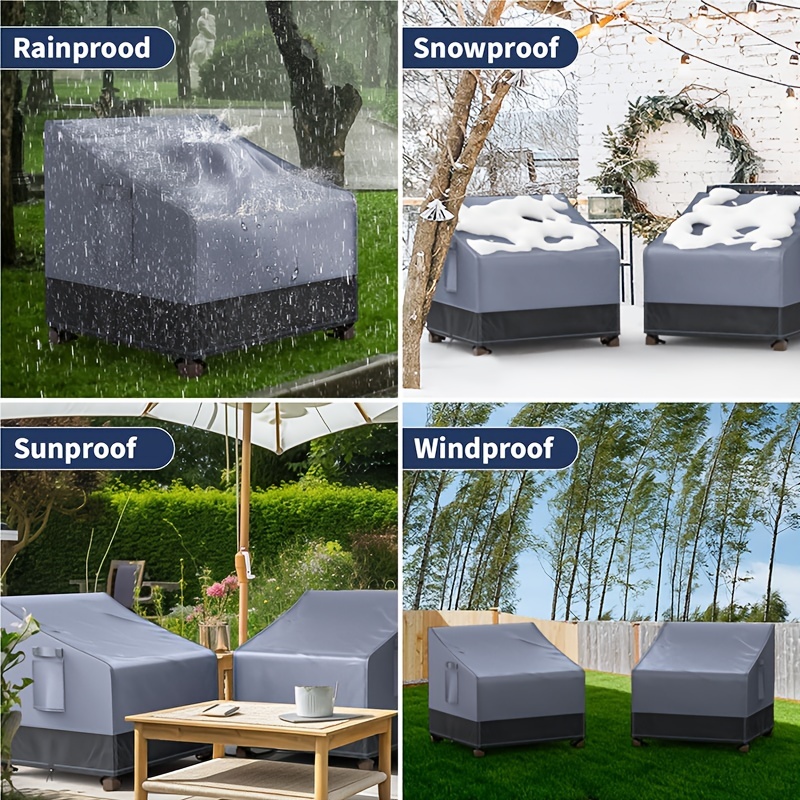 1 Funda Para Muebles De Patio Al Aire Libre, Protección Uv 420d Para Mesa  De Exterior, Cubierta Impermeable Para Muebles De Patio, Echa Un Vistazo A  Las Ofertas De Hoy Ahora