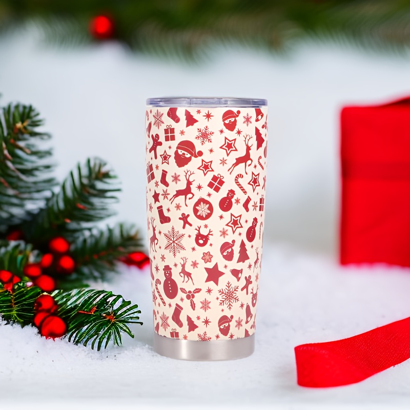 Christmas Tumbler Stainless Steel And Double Wall Insulated - Temu