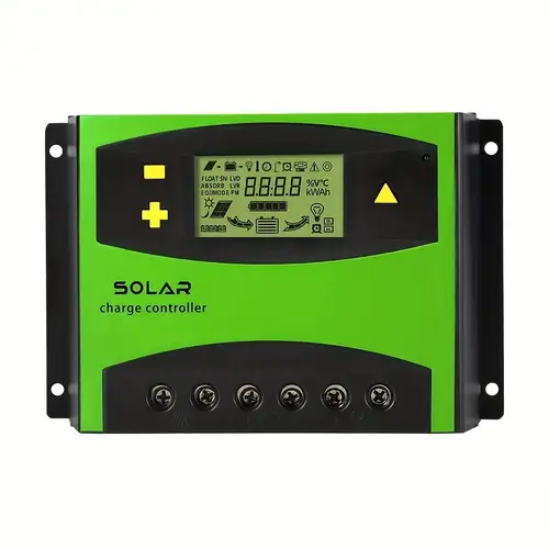 GLIESE Solarladeregler 100A LCD Display Solarladeregler, 12V/24V,  Stromkreisschutz, 1-St.