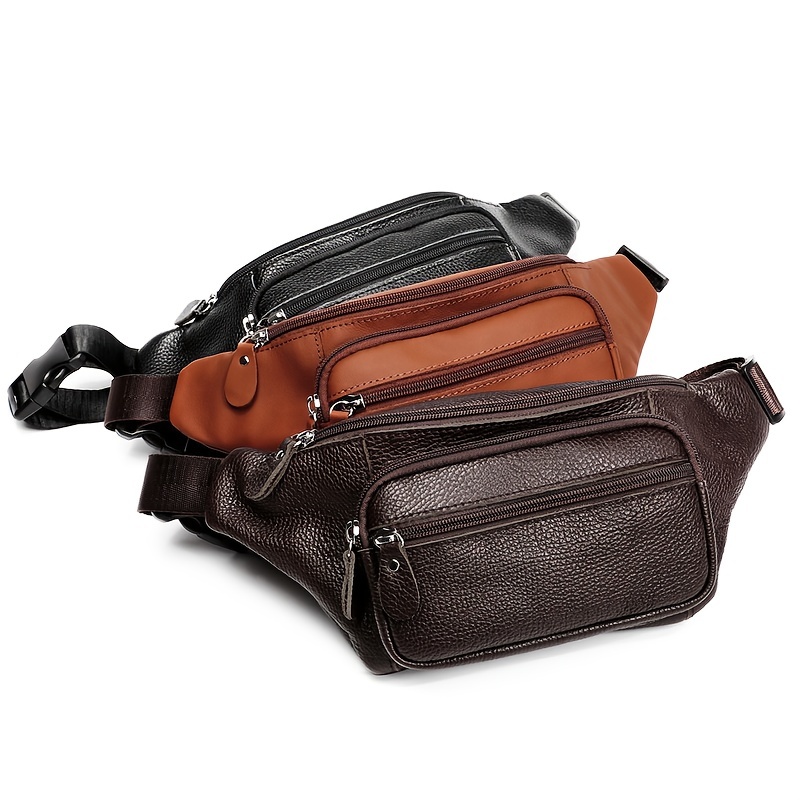 Brown And Black Leather Belt Purse Corporate Gift