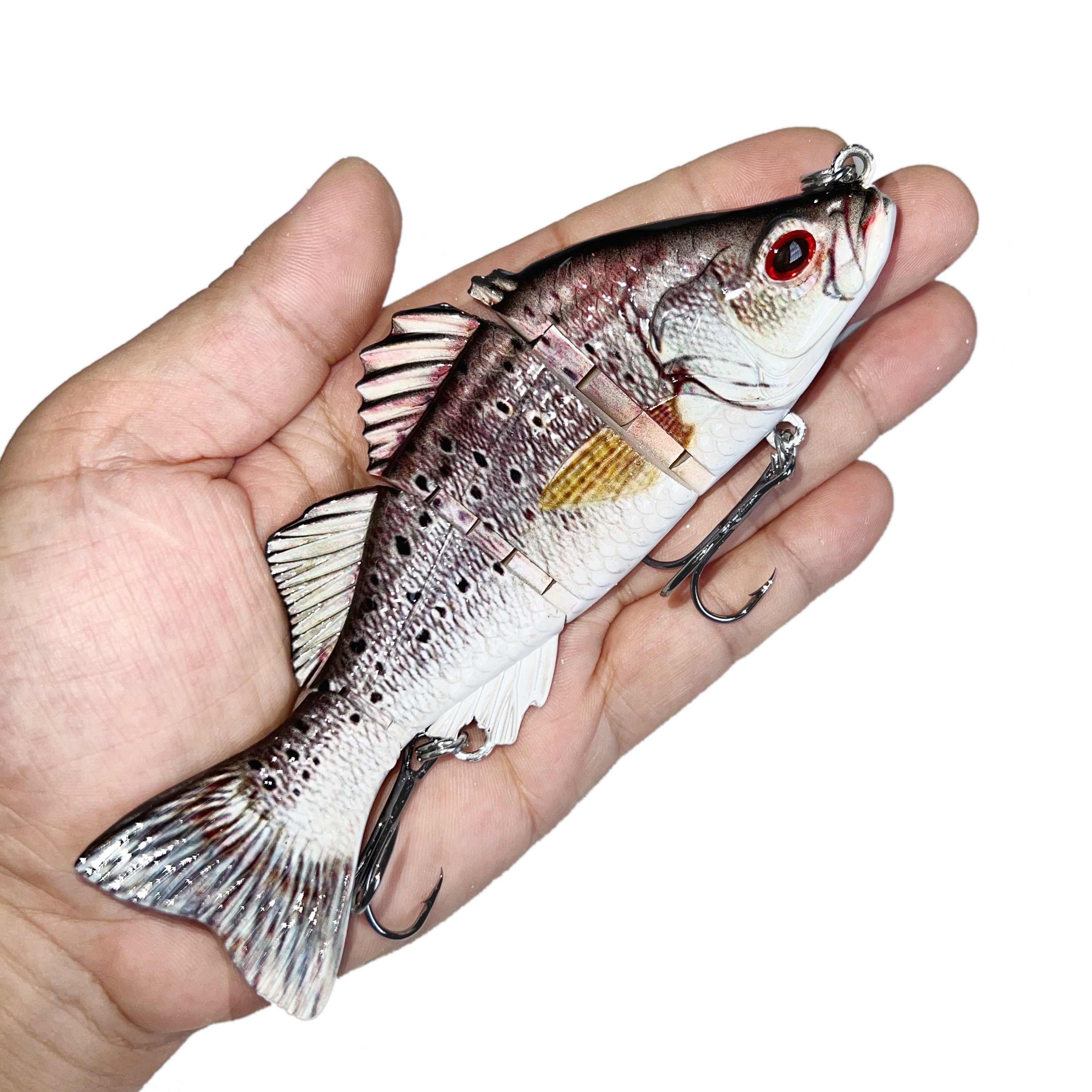 Artificial 4 Segments Fishing Wobbler Lure Lifelike Multi - Temu