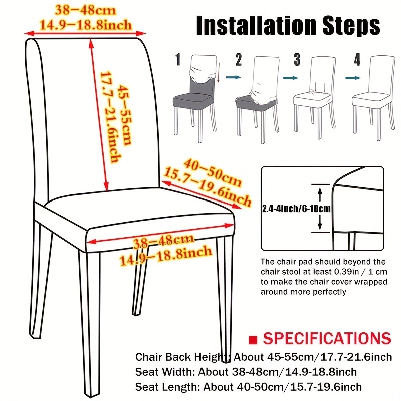 Dining chairs best sale 55cm seat height