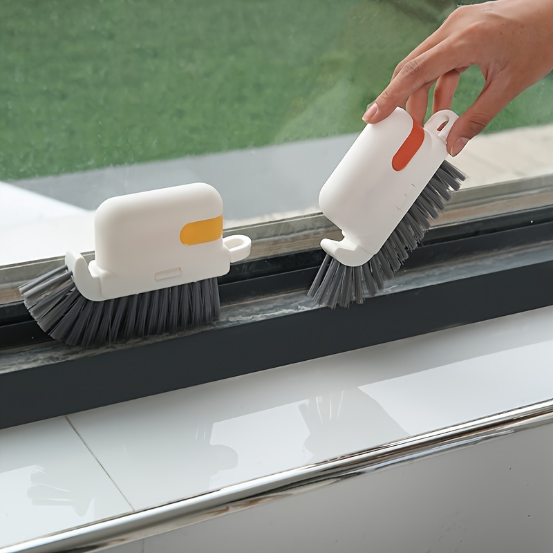 Acheter Brosse de nettoyage de rainure de fenêtre 3 en 1, multifonction,  nettoyeur de fentes de fenêtre, piste de porte coulissante domestique,  outil de nettoyage de maison
