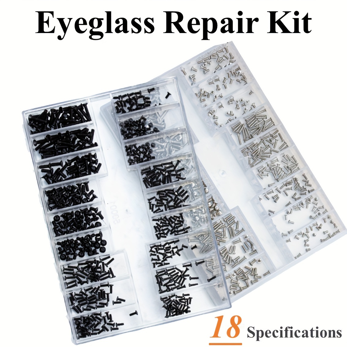 Kit Reparación Gafas 500 Piezas/caja Kit Surtido - Temu Chile