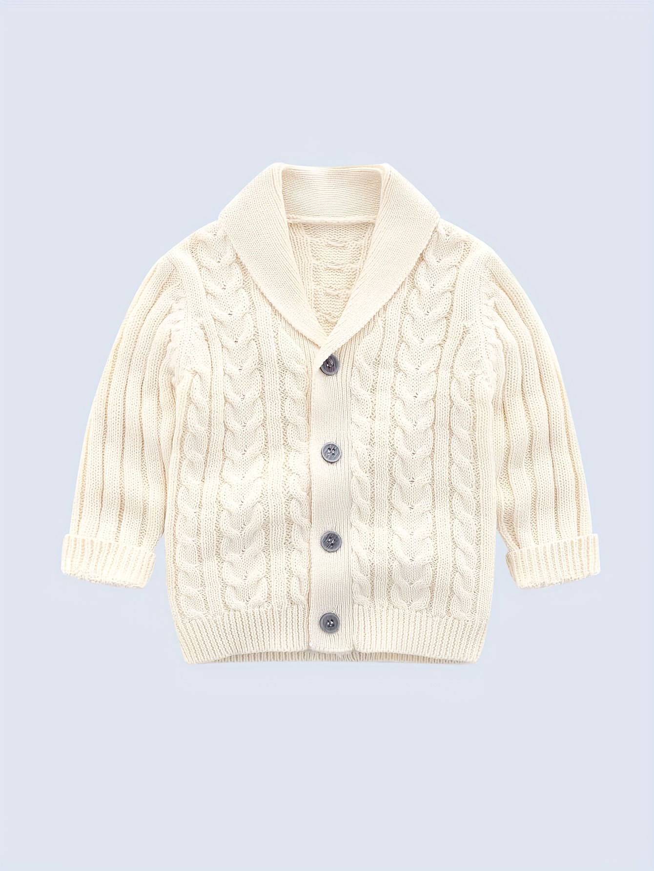 Boys Girls Pullover Cardigan V neck Knit Jacket Cable Knit - Temu