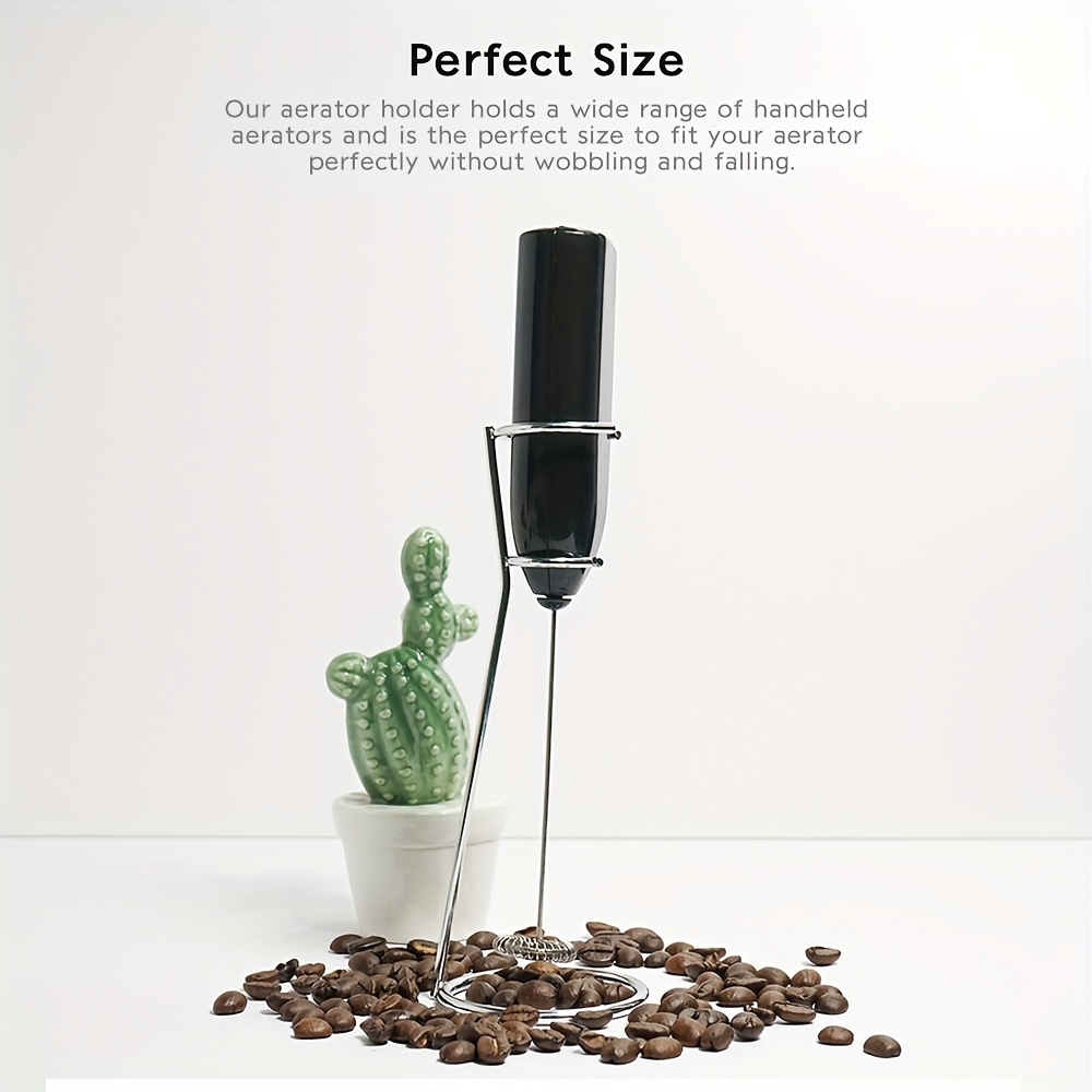 Iron Milk Frother Stand,Portable Frother Holder,Coffee Frother