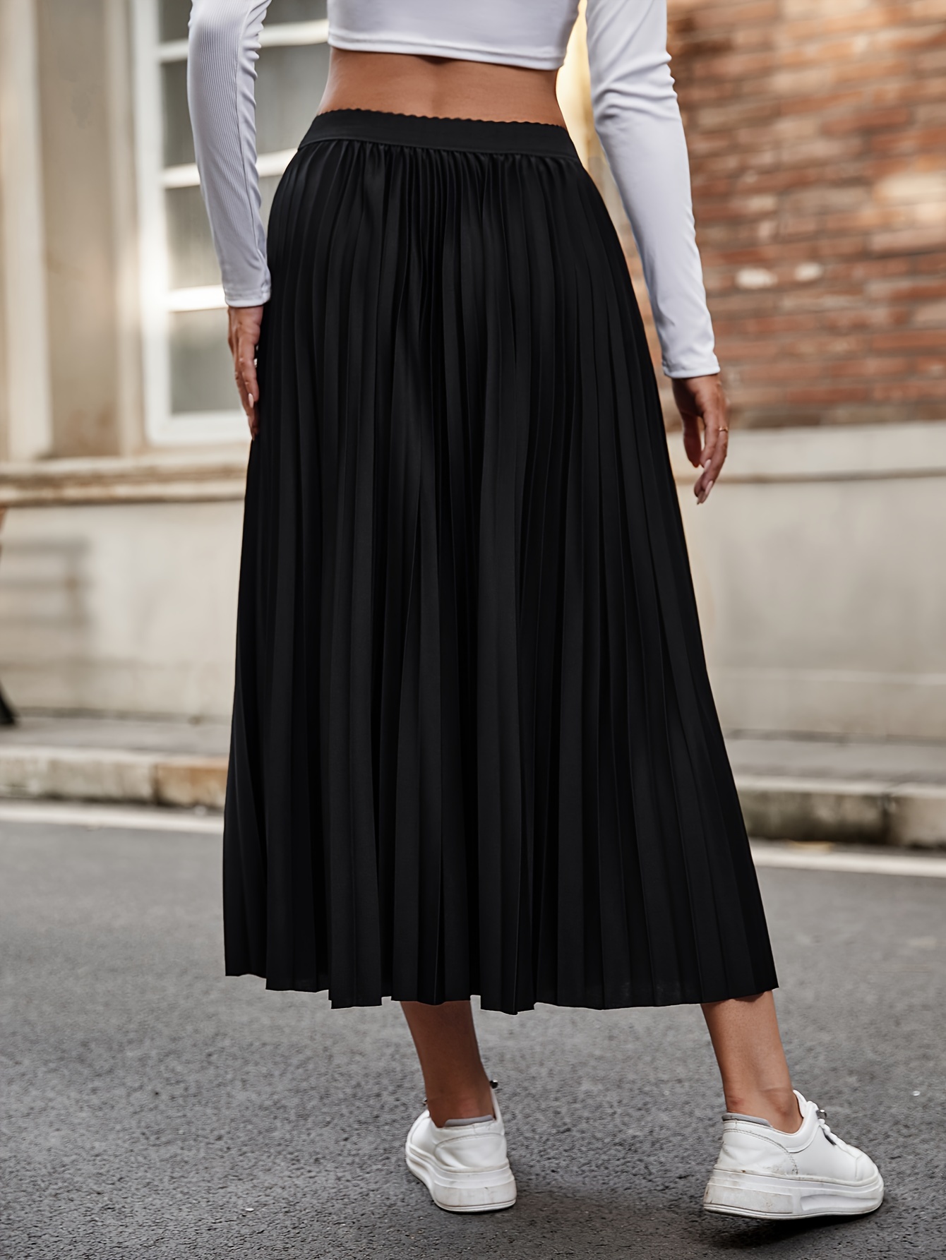 Swing skirt outlet elastic waist