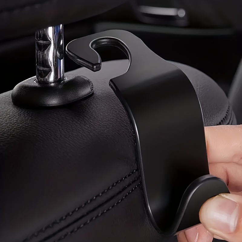 4pcs Car Back Seat Headrest Organiser Hanger Storage Hooks