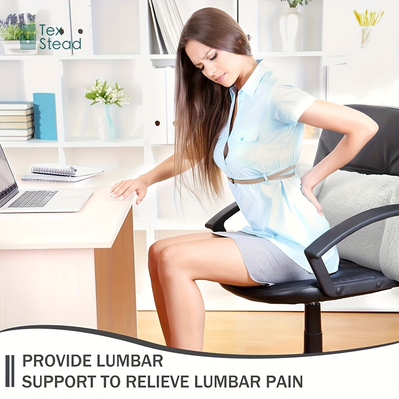 Back & Lumbar Support Cushion for Office & Home