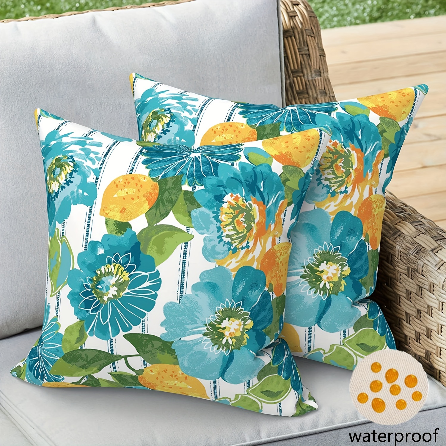 Outdoor Waterproof Patio Furniture Outdoor Cushion Covers - Temu