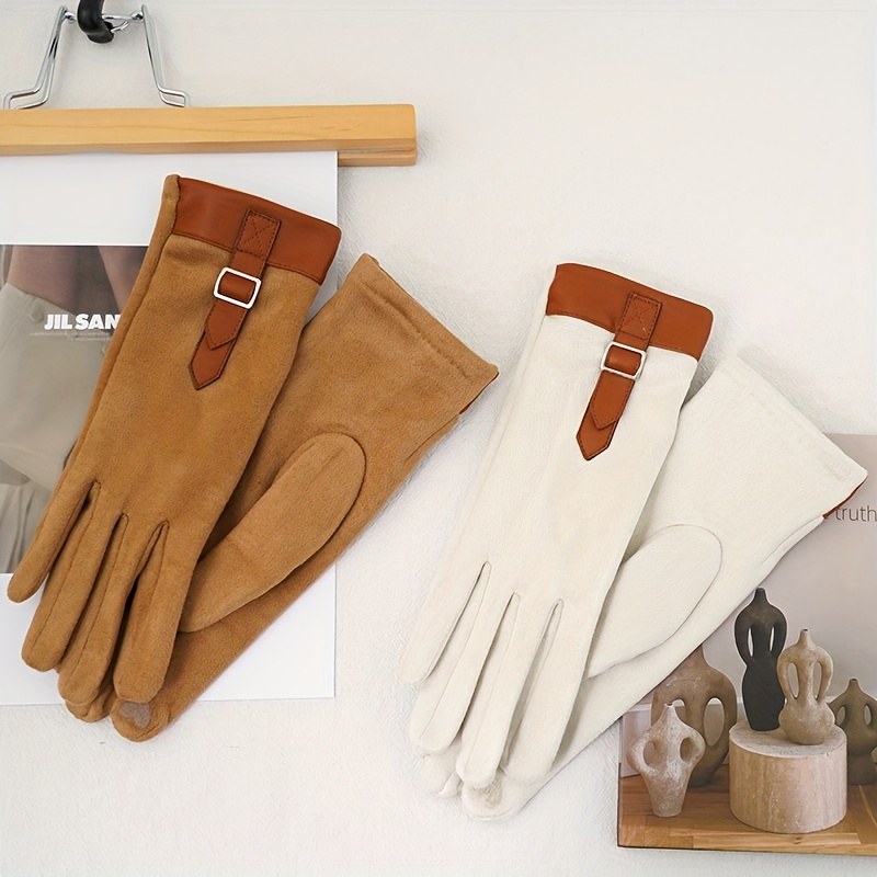 Uomo: HANDSCHUHE MIT BAND UND SCHNALLE