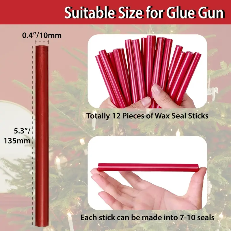 Mailable Glue Gun Sealing Wax Sticks For Wax Seal Stamp - Temu Germany