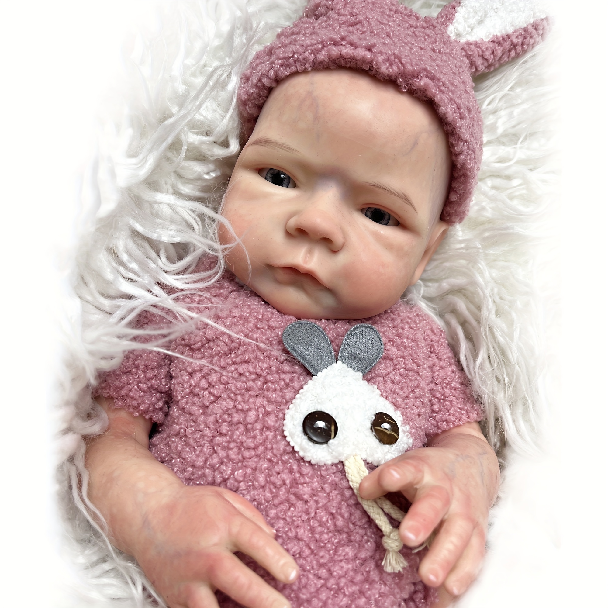 Full Body Soft Solid Silicone Reborn Doll Handmade Cute - Temu