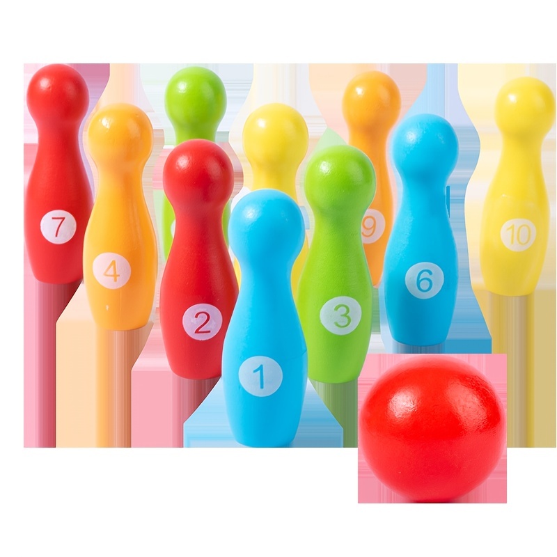 Wooden bowling cheap set kmart