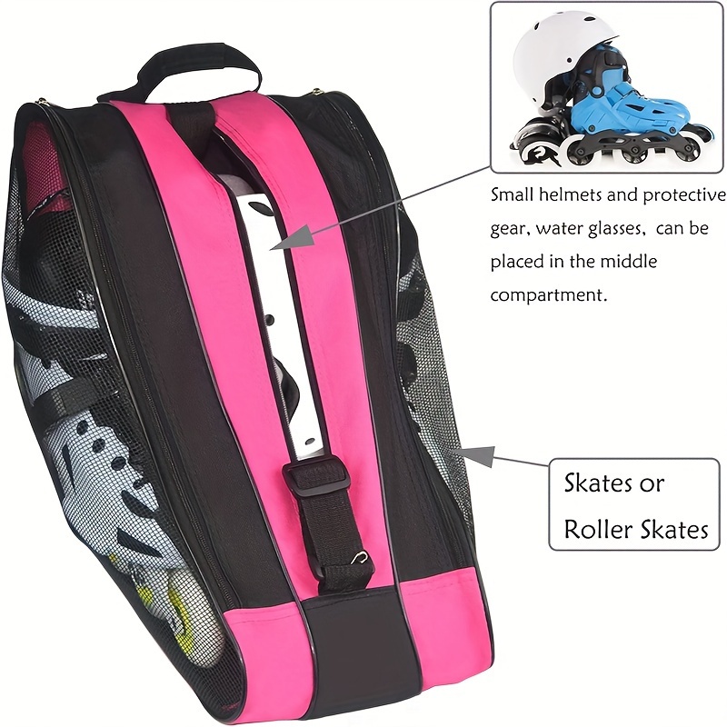 Adjustable Shoulder Strap Breathable Ice Skate Bag Suitable - Temu