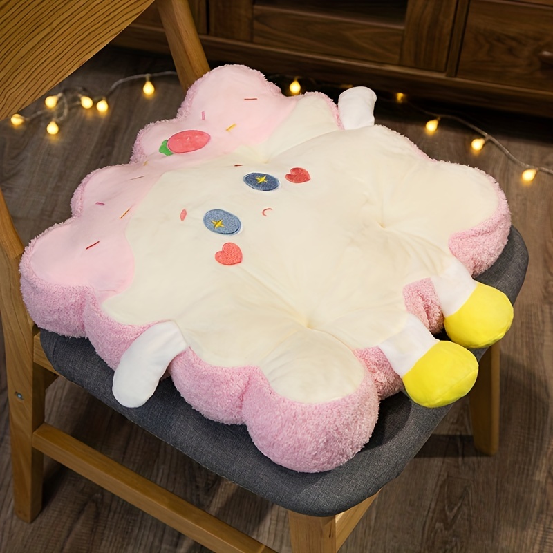 Cartoon Toast Seat Cotton Pads Fleece Comfortable Anti - Temu