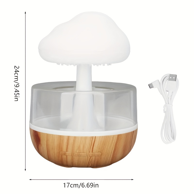 2023 Hot Sale New Air Humidifier Household Rain Cloud Mushroom