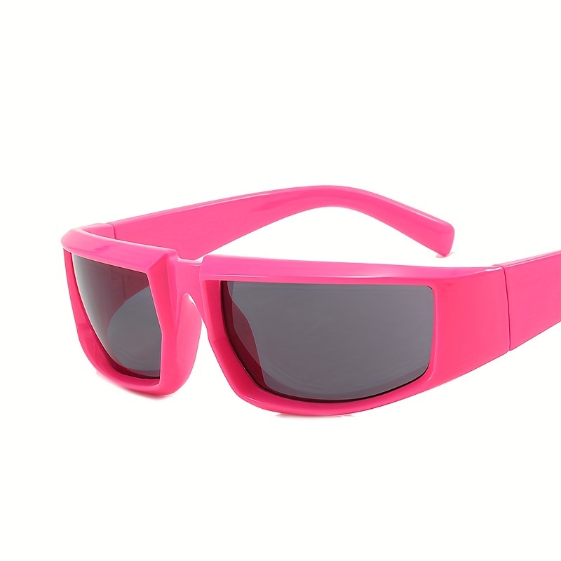 Cyberpunk Y2k Riding Sunglasses Trendy Thick Frame Wrap Around Sun